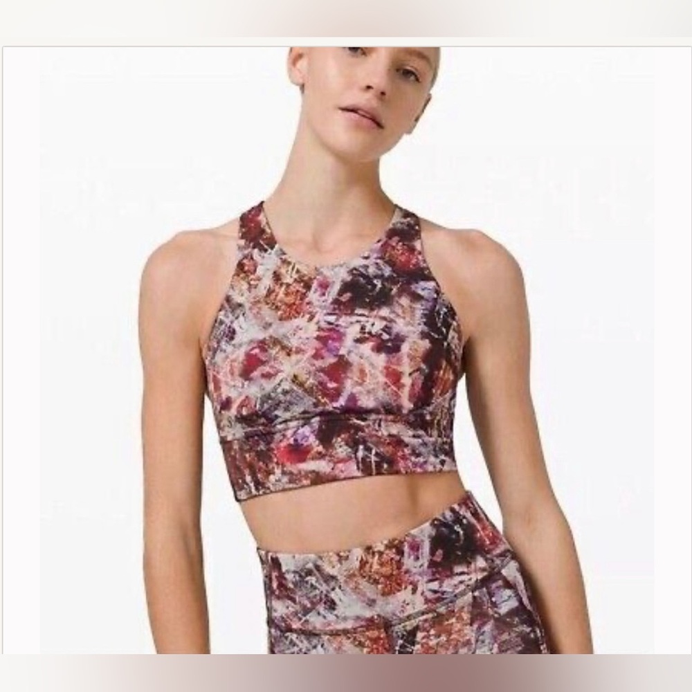 Lululemon wonder train long line bra